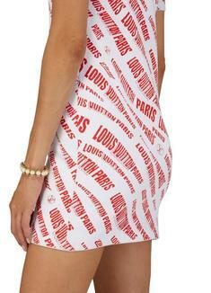 국내발송 루이비통 Slanted Signature Bust Jacquard Dress 썸네일 4