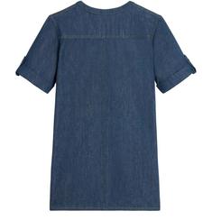 국내발송 셀린느 Mini dress in dark ocean wash denim 썸네일 2