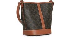국내발송 셀린느 Small bucket in Triomphe canvas and calfskin 썸네일 2