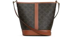 국내발송 셀린느 Small bucket in Triomphe canvas and calfskin 썸네일 3