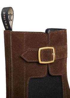 국내발송 셀린느 Triomphe rangers chelsea boot in suede calfskin 썸네일 4