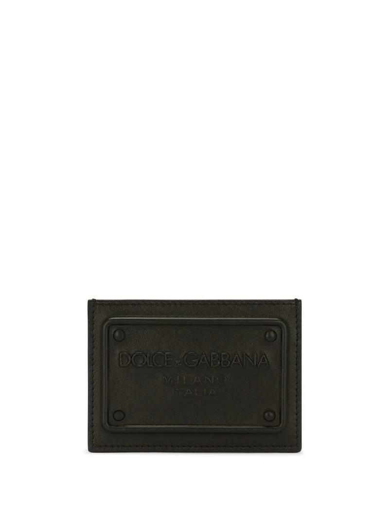 국내배송 돌체앤가바나 DG 로고 엠보스드 카드홀더 - Dolce & Gabbana