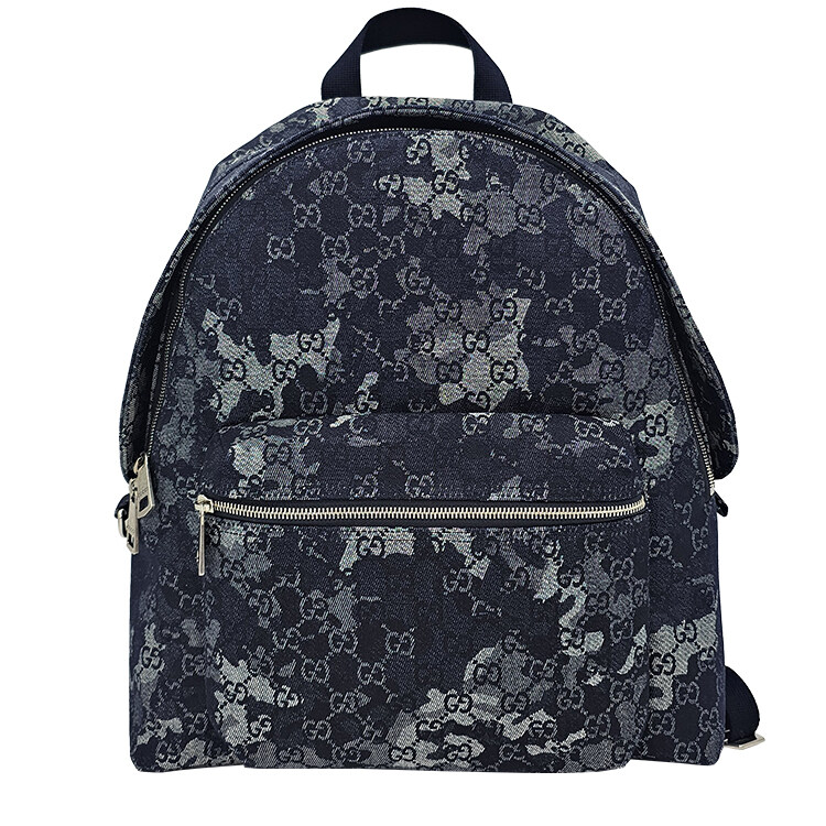 구찌 GG 데님 라지 백팩 849008 5407  - Gucci