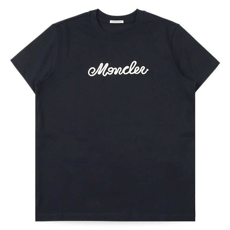 디몬트 몽클레어 여성 콘 로고 반팔(네이비) 8C00051 89AUG 742 - Moncler