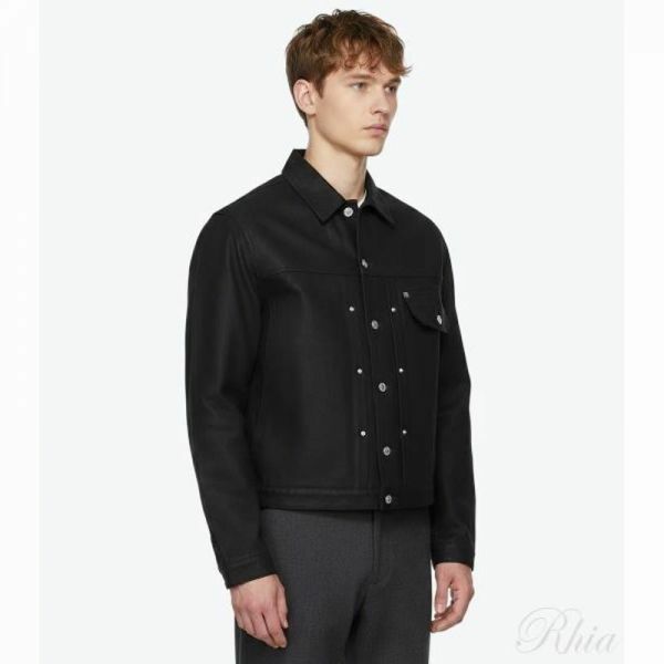 지방시 데님 자켓 BM017H513R 001 코팅 - Givenchy