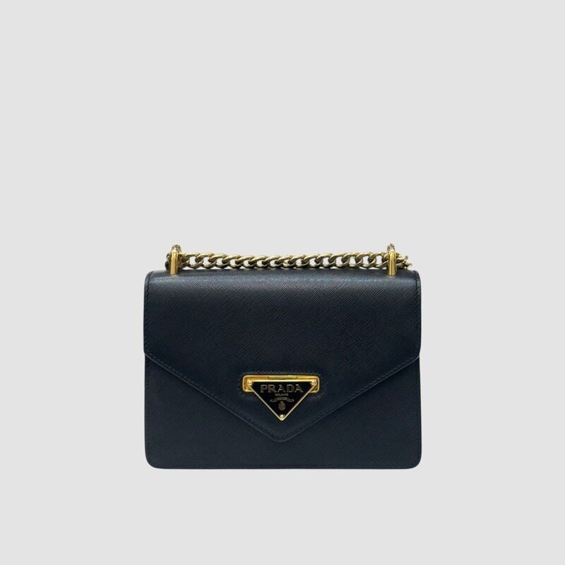 프라다 사피아노 삼각로고 체인 숄더백 1BD200 - Prada
