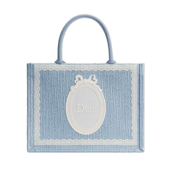 디올 북 토트 스트랩 백 미디엄 M1354PEHS_M259 - Christian Dior