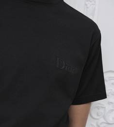 [백화점 풀셋] 내일도착 디올 남자 자수 블랙 화이트  반팔 티셔츠 D683J606A0677 썸네일 3