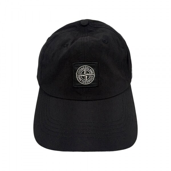 26SS 로고 패치 나일론 캡모자 블랙 L1S15 9100001 S0323 V0029 - Stone Island