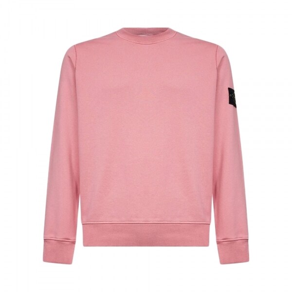 스톤 26SS 와펜 패치 맨투맨 로즈 L1S15 6100060 S0051 V008G - Stone Island