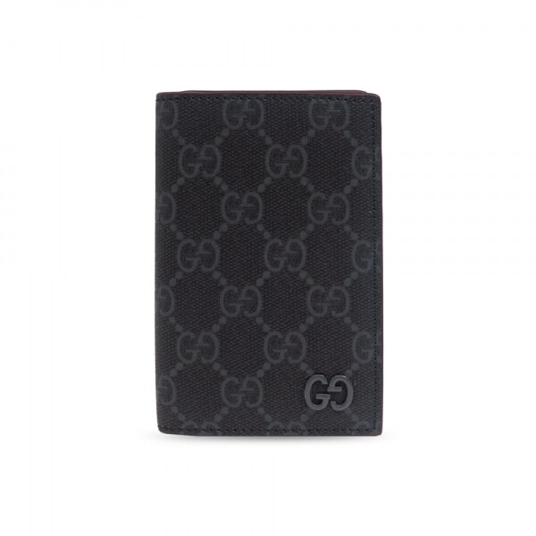 구찌 26SS GG 슈프림 투톤 카드지갑 버건디블랙 768249 FADMR 1050 - Gucci