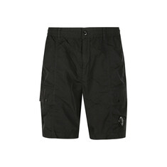 CP컴퍼니 26SS 렌즈 와펜 버뮤다 팬츠 블랙 20CMBE031A 005904G 999 썸네일 1