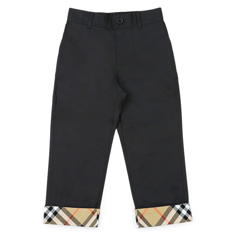 디몬트 버버리 키즈 트라우저 롤드 업 레그 버튼 팬츠(블랙) 8117171 A1189 - Burberry