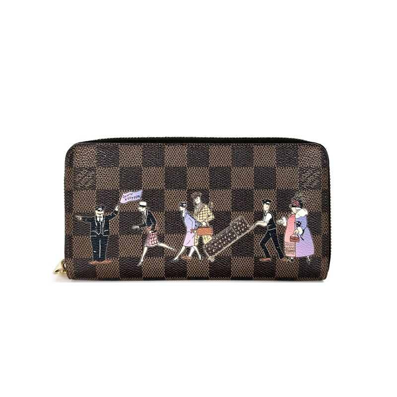 루이비통 벨보이 일러스트 지피 장지갑 A63JP21Z - Louis Vuitton