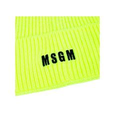 MSGM 로고 비니 블랙 형광 3340ML04 3341MDL08 썸네일 4