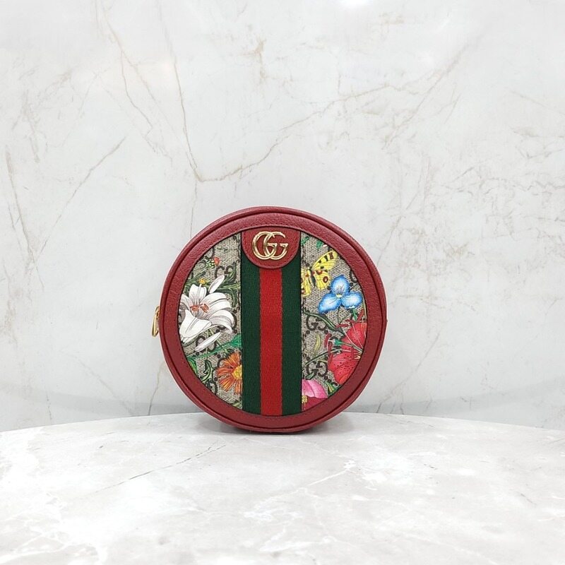 [럭스유] 구찌 GG 웹 오피디아 플라워 라운드 미니 백팩 598661 - Gucci