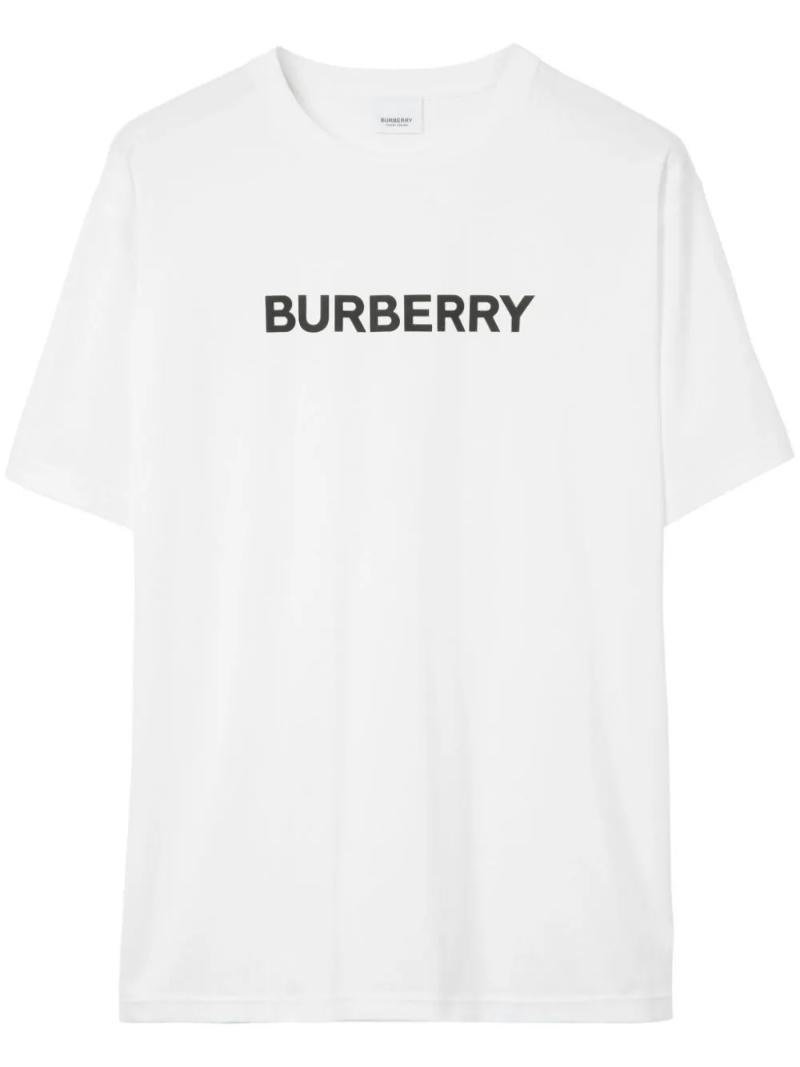국내배송 버버리 로고 프린트 코튼 티셔츠 - Burberry