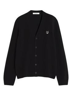 국내배송 메종 키츠네 폭스 헤드 디테일 울 가디건 썸네일 1
