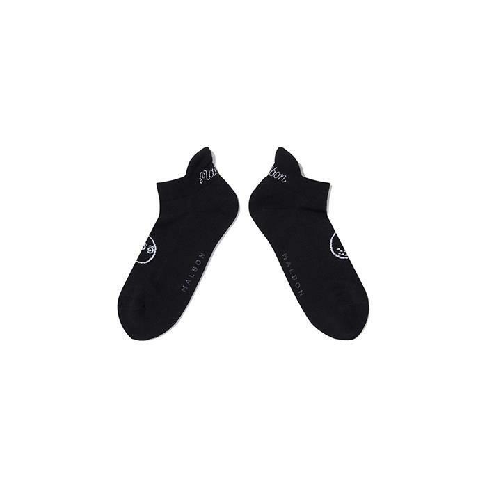 말본 버킷 로고 앵클삭스 BLACK M6143PSC02BLK - Malbon