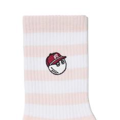 말본 언발란스 스트라이프 와펜 크루삭스 PINK M6143PSC04PNK 썸네일 4