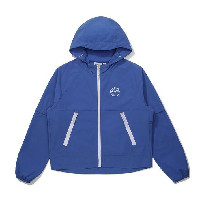 [밀라코/국내발송] 말본  디터쳐블 경량 후드 재킷 BLUE  M6122PJK11BLU - Malbon