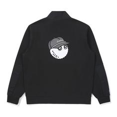 [밀라코/국내발송] 말본 버킷 에어리 하프집 맨투맨 BLACK  M5321PFS03BLK 썸네일 1