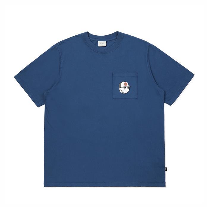 [밀라코/국내발송] 말본  벙커 라운드 티셔츠 NAVY  M5311LRS18NVY - Malbon