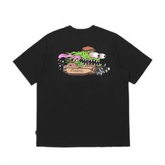 [밀라코/국내발송] 말본  슬래셔 라운드 티셔츠 BLACK  M5311LRS17BLK 썸네일 1