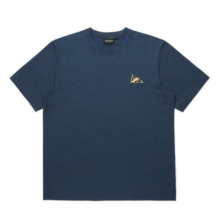 [밀라코/국내발송] 말본 YACHT CLUB 유니 라운드 티셔츠 NAVY M6123PRS02NVY - Malbon
