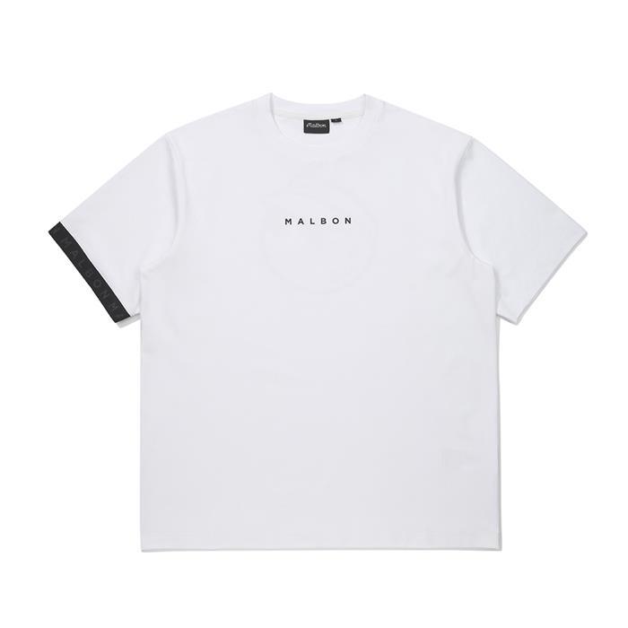 [밀라코/국내발송] 말본  버킷 밴드 라운드 티셔츠 OFF WHITE  M6121PRS01OWT - Malbon