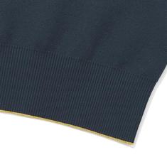 [밀라코/국내발송] 말본  이중지 라운드 니트 스웨터 NAVY  M6122PKT11NVY 썸네일 1