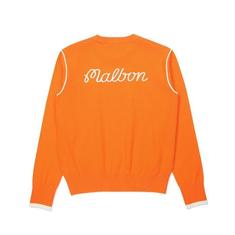 [밀라코/국내발송] 말본  더블 니트 믹스 조직 풀오버 ORANGE  M6122PKT12ORG 썸네일 2