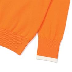[밀라코/국내발송] 말본  더블 니트 믹스 조직 풀오버 ORANGE  M6122PKT12ORG 썸네일 5