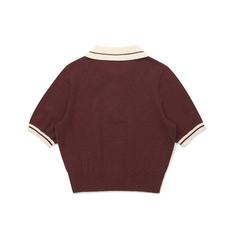 [밀라코/국내발송] 말본  미카일라 니트 폴로 WINE  M5312LKT31WIN 썸네일 1