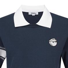 [밀라코/국내발송] 말본  스카시 니트 반팔 폴로 스웨터 NAVY  M6222PKT51NVY 썸네일 3