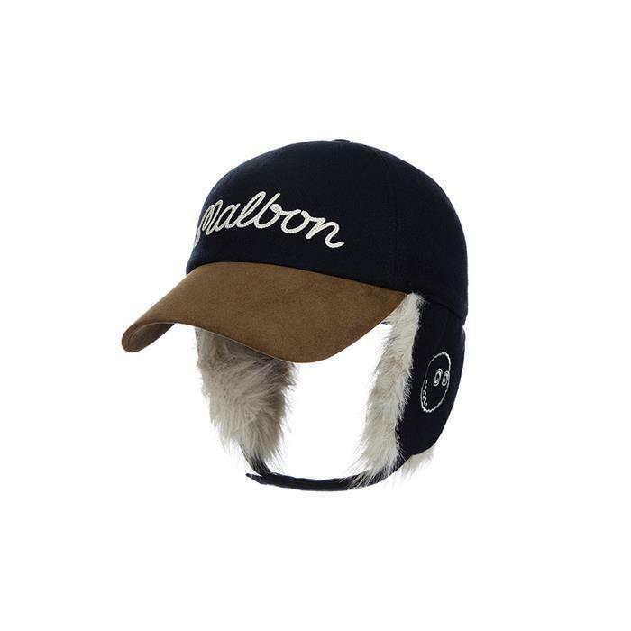 [밀라코/국내발송] 말본 퍼 이어머프 캡 NAVY M5443PCP13NVY - Malbon