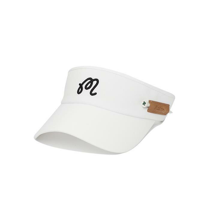 [밀라코/국내발송] 말본 티홀더 유니 바이저 OFF WHITE M6143PVS03OWT - Malbon