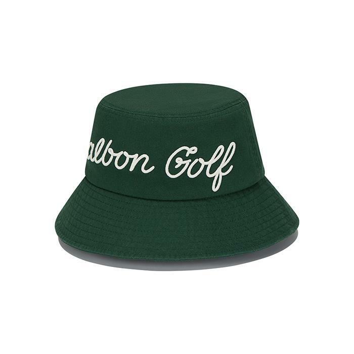 [밀라코/국내발송] 말본 베이직 레터링 버킷햇 GREEN M6143PHT71GRN - Malbon