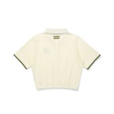 [밀라코/국내발송] 말본골프 지지 크롭 폴로 IVORY M5112LTS35IVY 썸네일 1