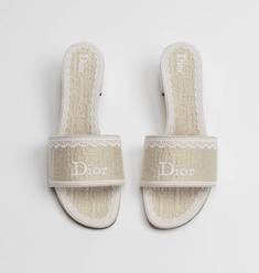 [백화점 풀셋] 내일도착 디올 여성 여자 덴텔 힐 슬라이드 슬리퍼 샌들 DKCO530DET 썸네일 1