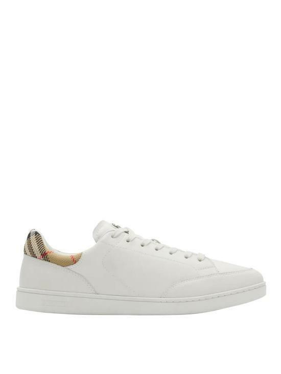 26SS 버버리 레더 세트 스니커즈 8118850 WHITE SAND BEIGE DOM - Burberry
