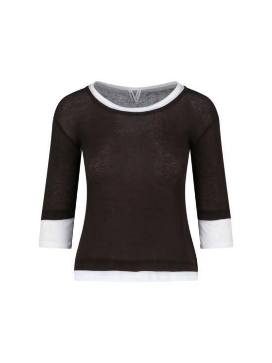 26SS 기마구아스 긴팔 티셔츠 GEMMA TOP BROWN WHITE BROWNWHITE DOM - GIMAGUAS