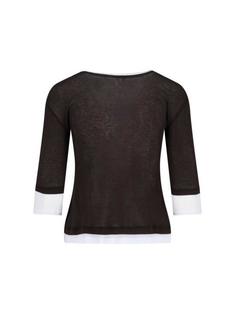 26SS 기마구아스 긴팔 티셔츠 GEMMA TOP BROWN WHITE BROWNWHITE DOM 썸네일 2