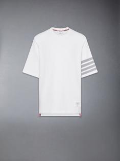 26SS 톰브라운 텍스처드 피케 4바 티 MJS296A J0248 100 WHITE DOM 썸네일 1