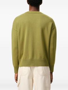 26SS 아미 ADC 울   코튼 크루넥 하트 스웨터 UKS859 KN0156 A118 MATCHA ECRU DOM 썸네일 2