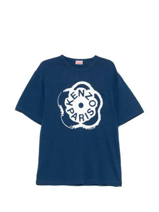 26SS 겐조 Boke Flower 2.0 티셔츠 FG5 5TS204 4SK 75 DEEP SEA BLUE DOM - Kenzo