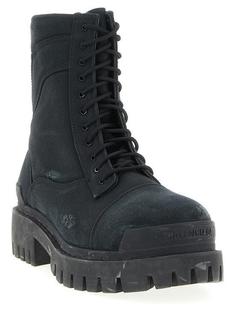 26SS 발렌시아가 컴뱃 스트라이크 부츠 845015 W2H11 1000 BLACK DOM 썸네일 2