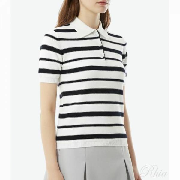 막스마라 26SS 카리오카 폴로 셔츠 16361137 007 16361137600 - Max Mara