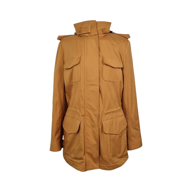 [40] 로로피아나 포켓 하이넥 후드 자켓 카멜 Z5F4BEPW - Loro Piana