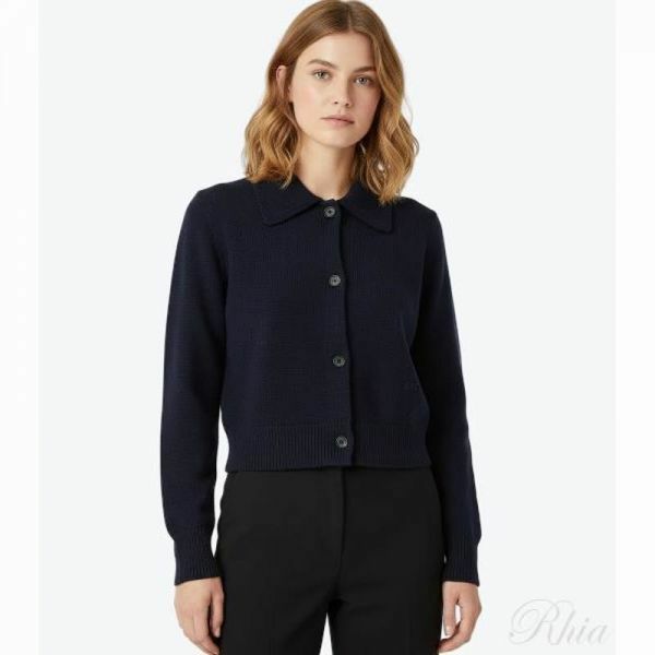 아페쎄 26SS 폴로 셔츠 카라 가디건 WVBDN F22315 IAK 칼라 - A.P.C.